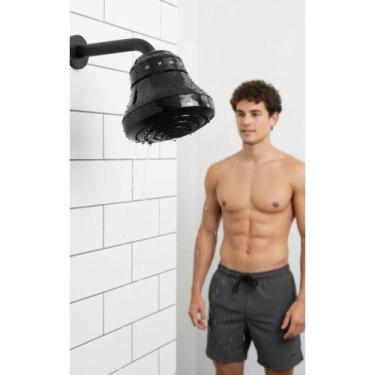 Imagem de Chuveiro Elétrico 4 Temperaturas 127V 5400W Preto Conforto - Congratul