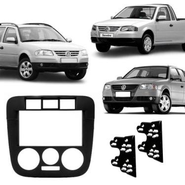 Imagem de Moldura 2din Mp5 7" Polegadas Vw G4 Gol Parati Saveiro - Permak