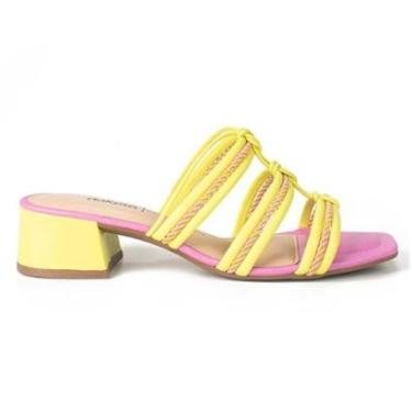 Imagem de Tamanco Feminino Salto Bloco Lima Orquídea Dakota Y0161-0001-Feminino