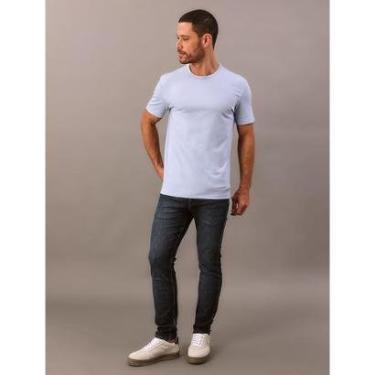 Imagem de Camiseta Manga Curta Calvin Klein Jeans Masculino Innate Connection - Azul Bebe-Masculino