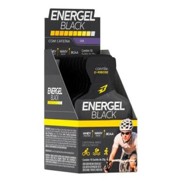 Imagem de Gel Energel Black Cx 10 Sachês - Bodyaction Sabor Uva - Congratulation