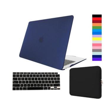Imagem de Kit Capa Case Compatível Com Macbook NEW AIR 13.6" A2681 AZMF + Capa N