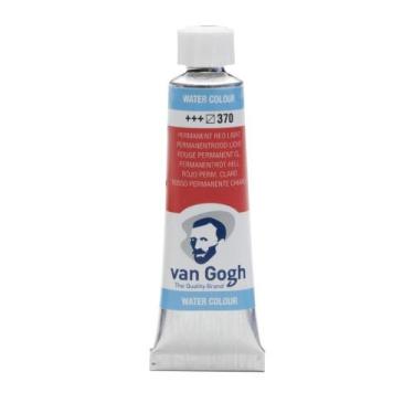Imagem de Tinta Aquarela 10 Ml Talens Van Gogh Serie 1 Permanent Red Light 370
