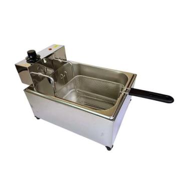 Imagem de Fritadeira Industrial Elétrica 7 Litros Inox Profissional Voltagem:220