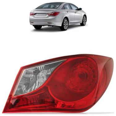 Imagem de Lanterna Traseira Sonata 2011 A 2014 Bicolor Canto - Automotive Import