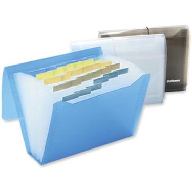 Imagem de Pasta Sanfonada Plastica Duplicata 31 Divisoes Cristal - Polibras