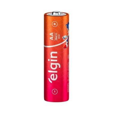 Imagem de 20 Pilhas Palito De Zinco Carvão 1,5v Elgin Aaa