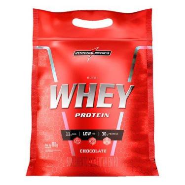 Imagem de Nutri Whey Protein Pouch Chocolate 900g Integralmédica Refil - - Integ