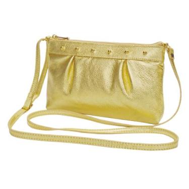 Imagem de Bolsa Transversal Feminina Pequena Couro Legítimo Macio Mole - Madamix