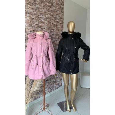 Imagem de Casaco Parka - Loja Avinni, Rosa,  m 