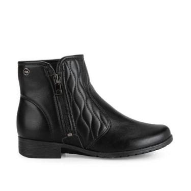 Imagem de Bota Feminina Conforto Salto Baixo Dia A Dia Dakota - Preto, 35