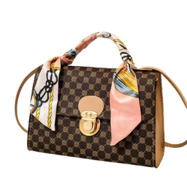 Imagem de Bolsa De Mão Feminina Ombro Pequena Acompanha Lenço - Be Welcome, Marr