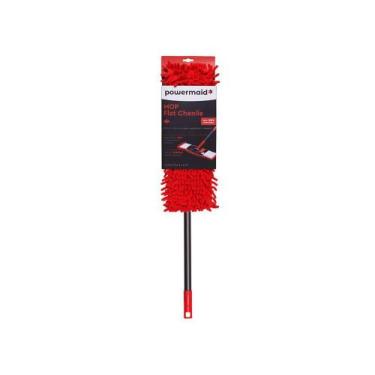 Imagem de Mop flat chenile tam unico vermelho/ cinza - POWERMAID