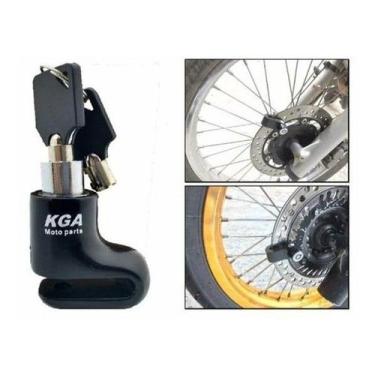 Imagem de Cadeado Trava Disco Freio De Moto Bicicleta Antifurto Segurança - BR