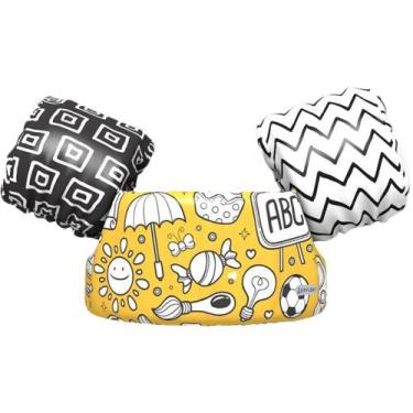 Imagem de Boia Sea Float Rabiscos 25-35Kg Preto e Amarelo
