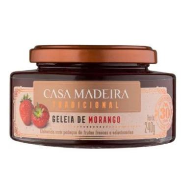 Imagem de Geleia de Morango - Casa Madeira Tradicional Vidro 240g
