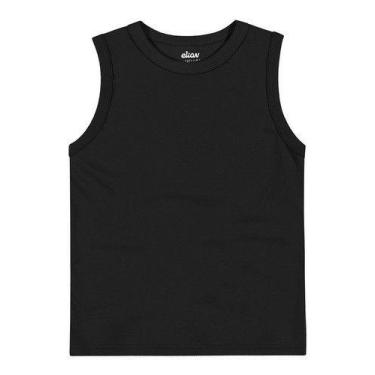 Imagem de Camiseta Infantil Menino Masculina Lisa Básica Casual 4ao 14 - Elian, 