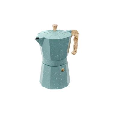 Imagem de Cafeteira Italiana Verona para Café Espresso em Alumínio 300ml 6 Xícaras Verde Brinox