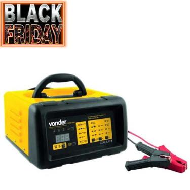 Imagem de Carregador de Bateria 12V C/Aux e Voltímetro CIB300 220V Vonder