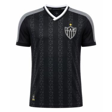 Imagem de Camisa Atlético Mineiro Black Graphite - Masculino Tamanho:XGCor:Preto