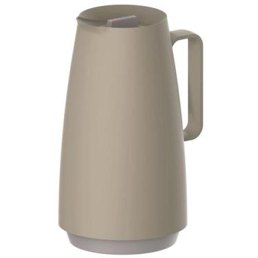 Imagem de Jarra Bule Térmico Exata em Plástico Bege Com Ampola de Vidro 500ml (6