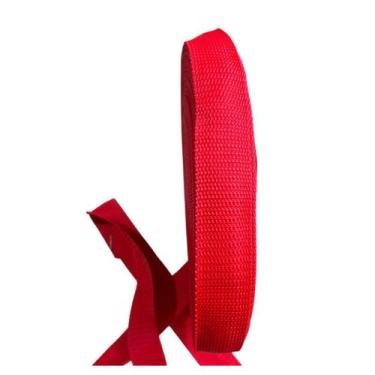 Imagem de Rolo Fita 40mm Cadarço Alça Bolsa 50 Metros Vermelho - Tarju