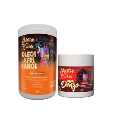 Imagem de Creme de pentear + gelatina meu dengo - MESTRE DOS CACHOS