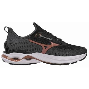 Imagem de Tênis Mizuno Wave Mirai 8 Feminino - Preto-Rose