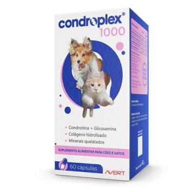 Imagem de Condroplex 1000 Suplemento Avert para Cães e Gatos 60 cápsulas