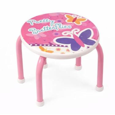 Imagem de Banqueta Infantil Cadeira Degrau Multiuso Estudos Lanche Quarto Pentea