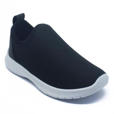 Imagem de Kit 2 Pares Tênis Infantil Escolar Calce Facil Leve Confortável Macio 