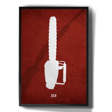 Imagem de Quadro decorativo Poster Ash Vs Evil Dead Serra Eletrica Art para sala quarto