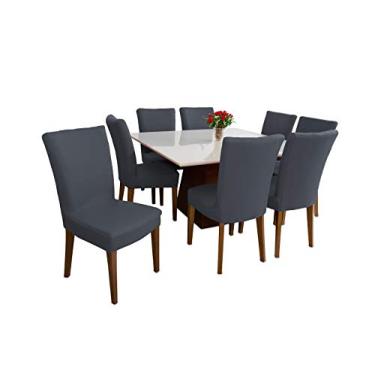 Imagem de Capa de Cadeira 8 lugares Chumbo