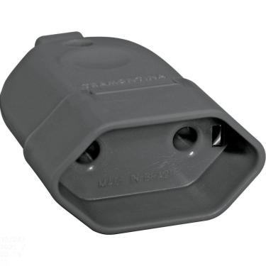 Imagem de Plugue Fêmea 2P 250 V 10 A Tramontina Preto Tramontina