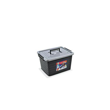 Imagem de Caixa Organizadora Multiuso 30 Litros C Rodinha Pronta Entre