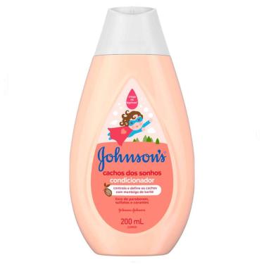Imagem de Condicionador Johnson`s Baby Para Cabelos Cacheados 200ml