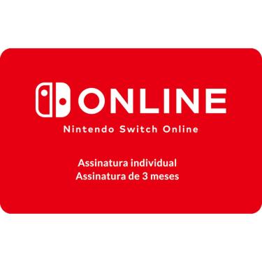 Imagem de Gift Card Digital Nintendo Switch On 3 meses