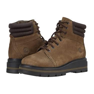 Imagem de Timberland Cervinia Valley Waterproof Mid Lace Side Zip Olive Nubuck 7.5 B (M)