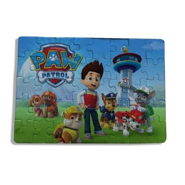 Quebra-Cabeça de Madeira Paw Patrol (Patrulha Canina) 30 pcs - Nig