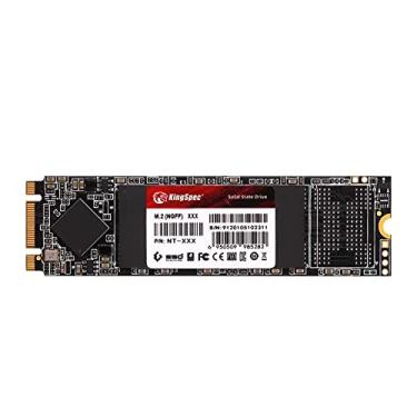 Imagem de KingSpec SSD M.2 SATA SSD, 128 GB 2280 SATA III 6 Gbps interno M.2, unidade de estado NGFF ultrafina para desktop/laptop/notebook (2280, 128 GB)