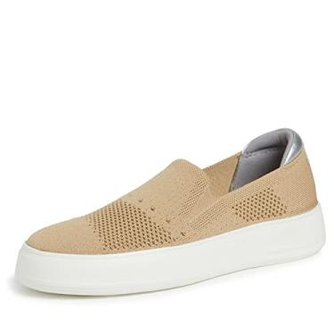 Imagem de Dearfoams Mocassim Sophie feminino sem cadarço leve e confortável, Latte, 41