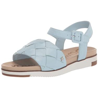 Imagem de Sam Edelman Sandália infantil unissex Adaley Mini, Riviera Blue, 12 Big Kid