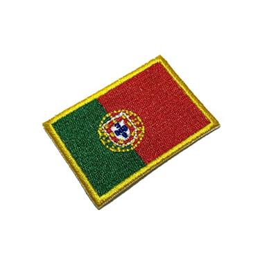 Imagem de BPPTT011 Bandeira Portugal Patch Bordado Termo Adesivo