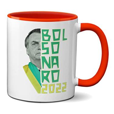 Imagem de Caneca Presente Criativo Bolsonaro 2022 Brasil Melhor (Vermelha)