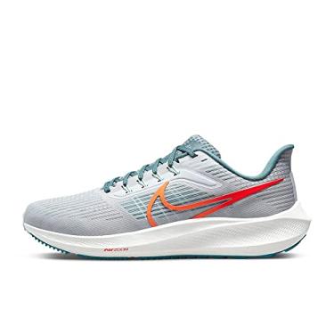 Imagem de Nike Mens Air Zoom Pegasus 39 Running Shoe, PURE PLATINUM/TOTAL ORANGE-MINERAL SLATE, 11 UK (11.5 US)