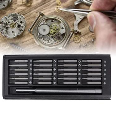 Imagem de YUYTE Conjunto de chaves de fenda de precisão 24 em 1, relógios multifuncionais, chave de fenda, caixa de ferramentas de reparo de casa, kit de ferramentas de reparo para eletrônicos, tablet