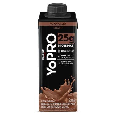 Imagem de Bebida Láctea UHT YoPro Shake 25g Proteínas Chocolate 250ml 250ml