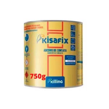 Imagem de Cola De Contato 750G  Kisafix Premium Sapateiro Moveis Couro - Killing