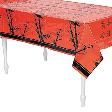 Imagem de Fun Express - Chinese New Year Tablecover, 140cm x 270cm , Plastic