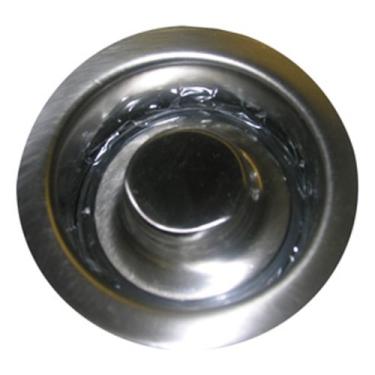 Imagem de Simpatico Conjunto de tampa e flange 30155SN serve para descarte de lixo, níquel acetinado